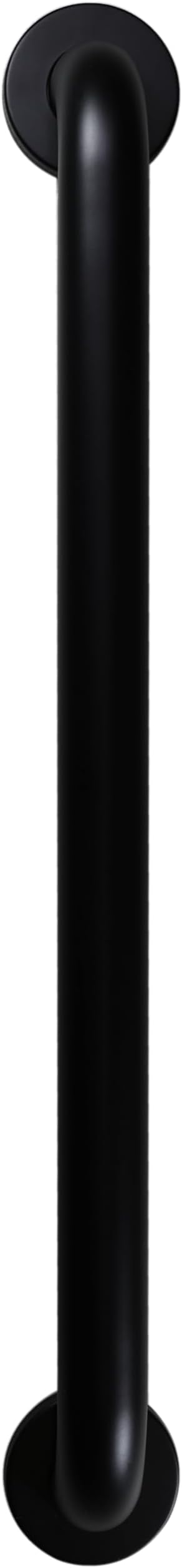 Westbrass GB36-MB 36" x 1.5" Stainless Steel Grab Bar with Flanges and Screws – ADA Compliant, Matte Black
