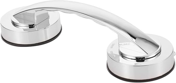 Amosfun Suction Grab Bar for Bathtubs and Showers Bathroom Bath Handrails Easy Install Suction Cup Door Handle 7.71 x 2.36 x 1.96 Inch