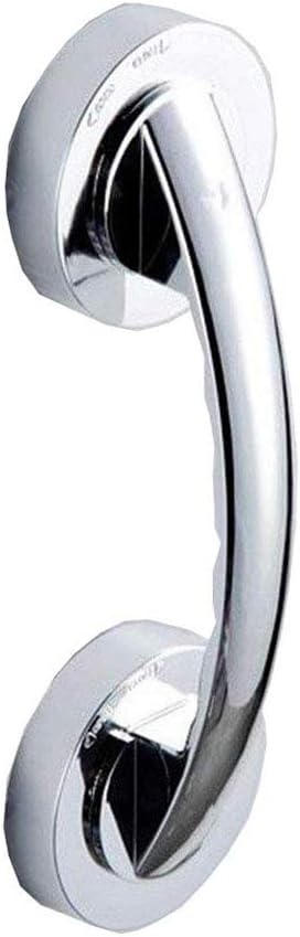Suction Grab Bar, Portable Suction Handle Bar Suction Grip Bar for Window Door Drawer Cabinet Mini Fridge Grab Puller (Silver)