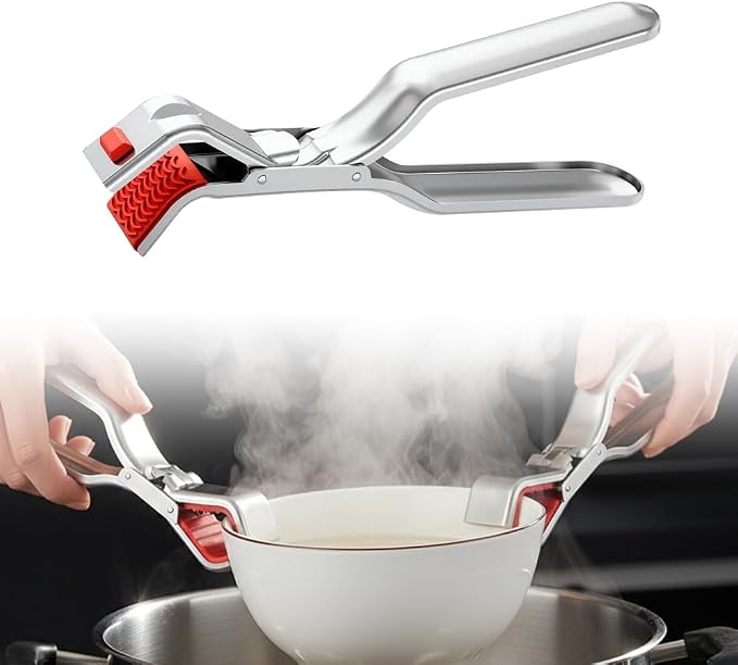 Hot Plate Grippers, 2026 Upgraded Multi Purpose Hot Plate Gripper, Anti-Scald Bowl Dish Grippers for Kitchen (1 PCS)