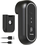 Canslab Turbo Rechargeable Can Opener - Professional Grade Blade, Auto-Stop, LED Battery Life Display, Wall-mountable, Side Cut Electric Can Opener for Smooth Edge, Hands-free Operation,USB-C Charging