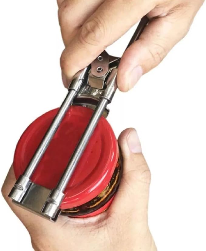 Stainless Steel Can Opener–Multifunction Adjustable Jar Lid Gripper Kitchen Tool