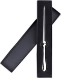 BANCHELLE Letter Opener Envelope Slitter Zinc Alloy with Black Box (Silver, 9.06 × 0.71 × 0.39 inches), 1 Piece
