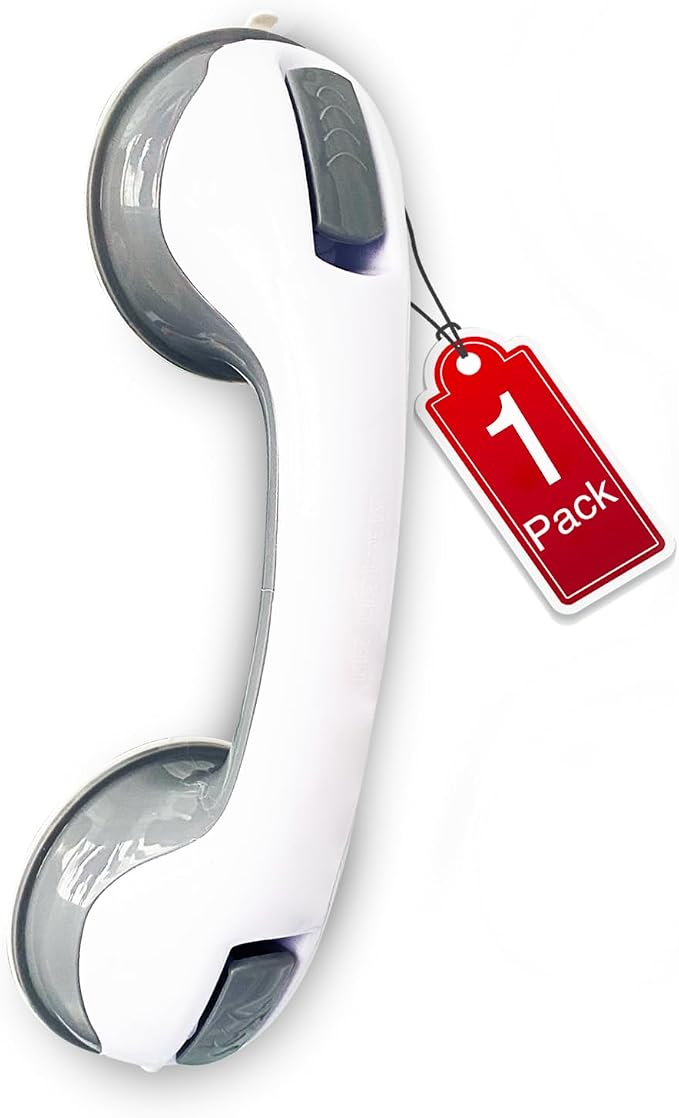 1 Pack Grab Bars for Showers - Shower Handle Strong Suction Shower Bar, Safety Grab Bars for Bathtubs and Showers Chair for Inside Shower Accessories, Bathroom Grab Bar for Seniors, Handicap,Elderly