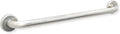 12" Shur Grip Shower Handle | 304 Stainless Steel Bathroom Grab Bar for Seniors, Handicap | ADA Safety Bar for Elderly, Holds Up to 400lbs | For Bathtubs and Showers
