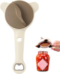 2026 New 4-in-1 Retractable Jar & Bottle Opener - Adjustable Stainless Steel Lid Remover Tool, Fits 1’‘-3.5’’ Jars Bottles Cans with Ergonomic Handle & Magnetic Base (1PC)