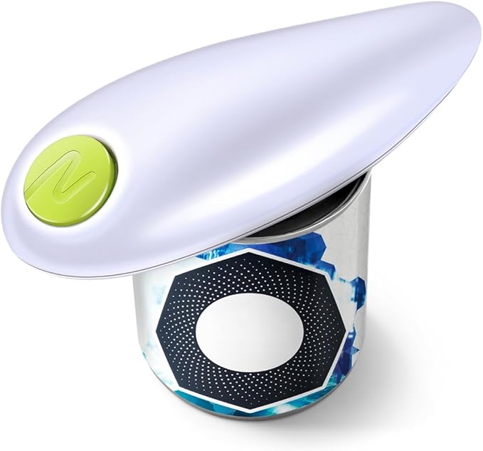 One-button electric can opener, automatic hands-free can opening, specially designed for arthritis patients and the elderly, safe and reliable