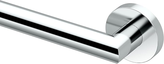 Gatco 964 Glam 24" Grab Bar, Chrome/ADA Compliant Safety Grab Bar for Bathroom
