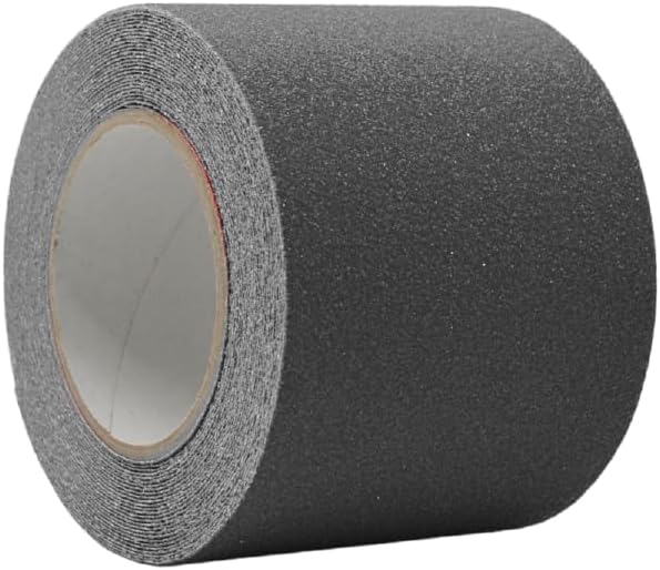 WOD Heavy Duty Anti Slip Tape Black - 4 inch x 60 ft. Non Skid Treads Weather Proof Indoor/Outdoor Traction Tape for No Slip Stairs ASTC32