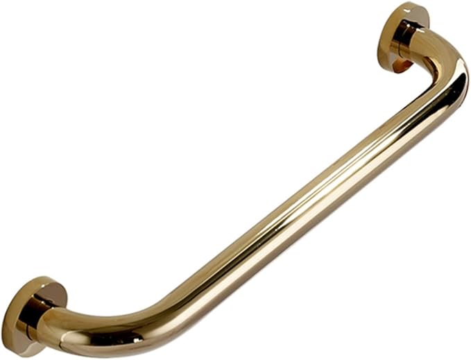 ELLO&ALLO Bathroom Shower Grab Bar with Concealed Screws, Home Care Bath Hardware, Gold Finish (16 Inch)