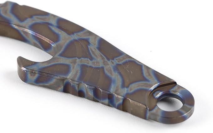 Hamans Mini Pry Bar Multi Tool Titanium Pry Bar with Bottle Opener Screwdriver Function (Multicolor)