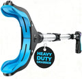 KEKOY Pro 36-inch Reacher Grabber Pickup Tool, Heavy Duty Grabbers for Seniors Foldable Pick Up Trash Stick with Anti-Slip 360° Rotating Jaw, 4" Wide Extended Weed Gripper Claw with Magnet