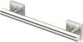 Gatco 950 Elevate Shower Grab Bar, 12 Inch, ADA Compliant, Satin Nickel, Wall Mounted Bathroom Handrail