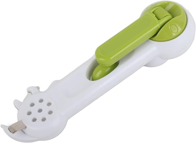 6in1 MultiPurpose Kitchen Opener Set, Jar can and Bottle Opener with Grip Handle Include Corkscrew and Rubber Gripper