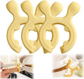 Multifunction Silicone Pot Handle Spatula Rack, 2026 Non-Slip Spoon Holder Stove Organizer Kitchen Gadgets, Steam Releaser,Utensil Anti Scalding Pot Clip for Cooking Accessories (3, Yellow)