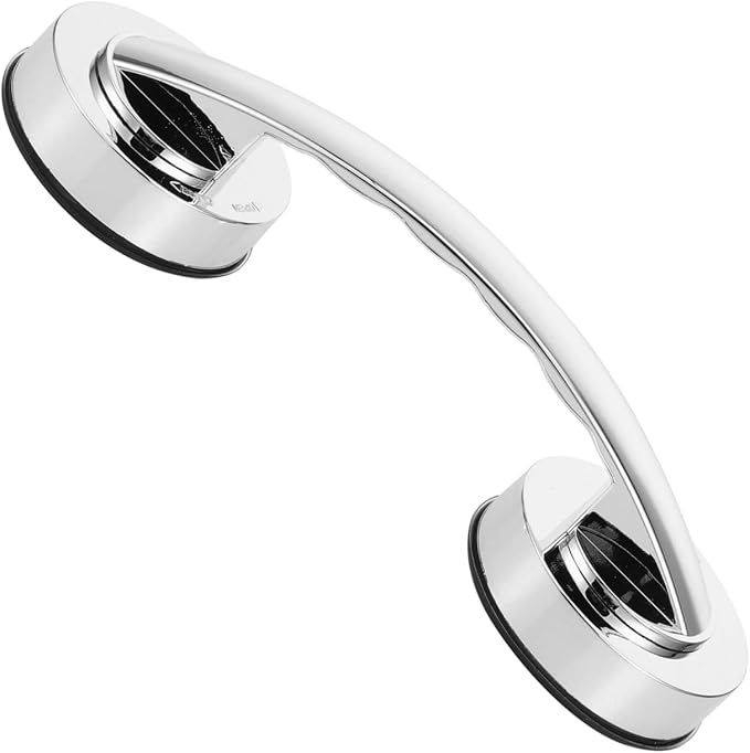 Amosfun Suction Grab Bar for Bathtubs and Showers Bathroom Bath Handrails Easy Install Suction Cup Door Handle 7.71 x 2.36 x 1.96 Inch
