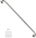 36 Inch Shower Grab Bar, ZUEXT SUS304 Stainless Steel Brushed Nickel Bathroom Grab Bar Handle, Shower Balance Bar, Safety Hand Rail Support, Handicap Elderly Senior Assist Bath Handle (1.25" Diameter)