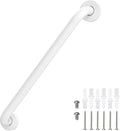 16 Inch Grab Bars for Bathtubs and Showers White, Safety Shower Grab Bars for Seniors Elderly Handicapped, Handicap Grab Bars for Shower with Concealed Screws, Tesuchan