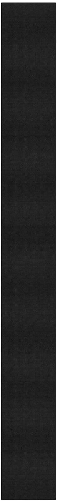 KOZYFLY Black 2x18 Runners Rugs for Hallway, Extra Long Washable Runner Rug, Woven Non Slip Kitchen Runner, Cotton Entryway Rug, Floor Carpet for Entry, Aisle, Hall, Black/Dark Grey