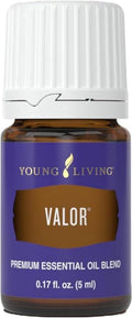 Young Living Valor Essential Oil - Empowering Blend with a Harmonious Blend of Black Spruce, Blue Tansy, Camphor Wood, Geranium, and Frankincense - 5ml Bottle for Courage and Confidence