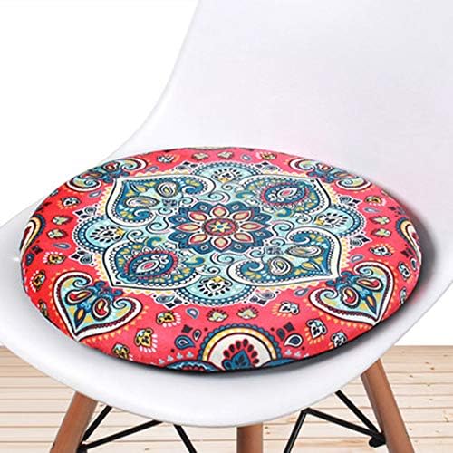 Sigmat Memory Foam Seat Cushion Anti-Slip Soft Round Stool Cushion Chair Pad 20 Inch Purple