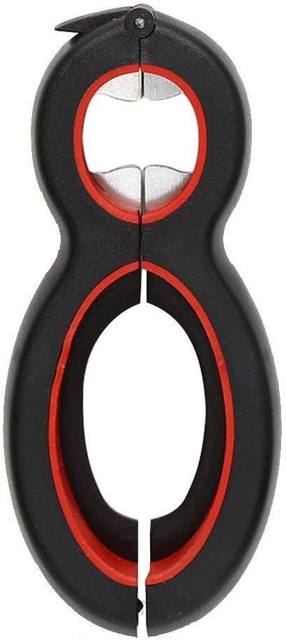 Medsuo Jar Opener 6 in 1 Multi Function Bottle Opener Manual Opener Get Lids Off Easily Portable Lid Twist Off Non-Slip for Weak Hands Seniors with Arthritis and Anyone with Low Strength