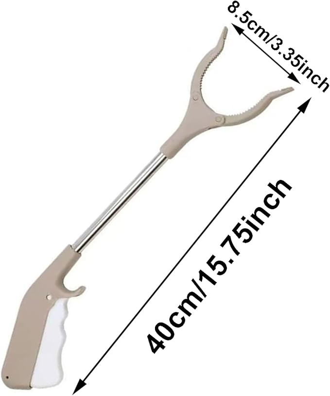 Grabber Tool, 2 Pack Grabber Reacher Tool 16 Inch Trash Litter Picker Grabber Stick for Elderly Kids Senior Reacher Claw Rubbish Tong Arm Extension Grabber