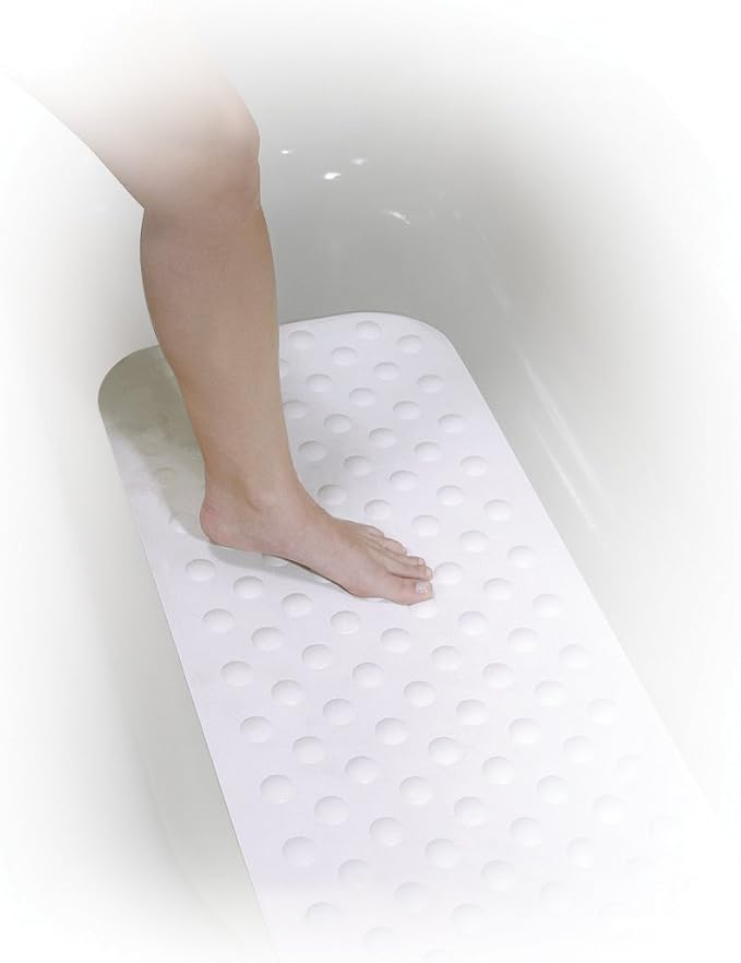 Drive Medical Bathtub Mat, White, Large (12950)