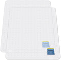 Azadx Heavy Duty Office Chair Mat for Carpet 36" x 48" Hard Material Chair Mat for Carpeted Floor Non-Slip Carpet Protector for Office Easy Glide Desk Floor Mat for Office Chair on Carpets 2 Pack