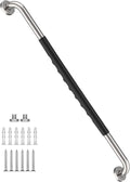 36 Inch Shower Grab Bar w/Anti Slip Rubber Grip, Munzong Stainless Steel Bathroom Grab Bar, Chrome Bathroom Balance Bar,Safety Handrail Support,Handicap Injury Elderly Senior Assist Bath Handle