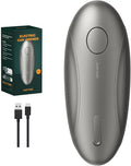 Automatic Electric Can Opener for Seniors for Kitchen:Anyone can Hands Free,One Touch Opener,Durable Blades,Rechargeable, Smooth Edge, Lightweight Small Size, Silver