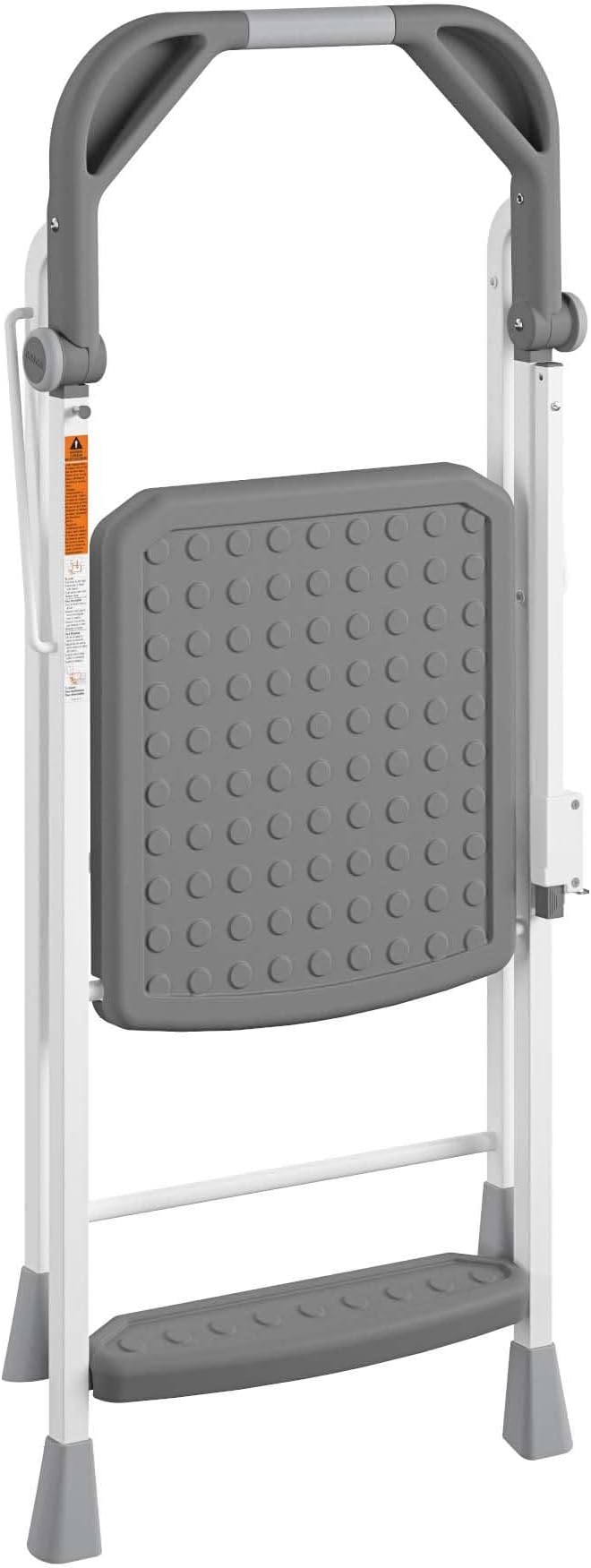 COSCO 2-Step Kitchen Stepper™ Folding Step Stool, Safety Kit Series, Ages 4+, Grey