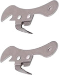 2Pcs Silver One Size Stainless Steel Can Opener Manual Can Opener Multifunctional Kitchen Accessories, Manual Can Openers
