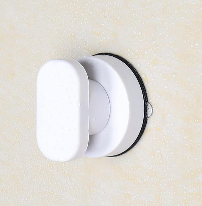 Suction Cup Door Handle, Glass Door Handle, Refrigerator, Drawer, Bathroom, Suction Cup armrest, Bathtub Shower Handle, Kitchen Drawer Cabinet Handle (Small White)
