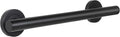 Lava Odoro Shower Grab Bar, Modern Stainless Steel Handicap Grab Bar for Bathtubs and Showers, Shower Safety Bar for Seniors Disabled, ADA-Compliant (Matte Black, 18 Inch)