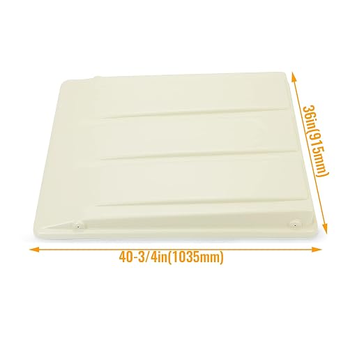 HECASA Tractor Canopy Compatible with John Deere Compact Utility Tractors with ROPS 34" Wide or Less. Fit 1 1/2" x 3", 2" x 2" or 2" x 3" ROPS Sun Shade Canopy with Bracket 36" W x 40" L