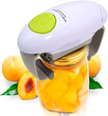 One-Touch Automatic Electric Jar Opener – Hands Free Smooth Edge Kitchen Can Opener Higher Torque & Strong High Quality