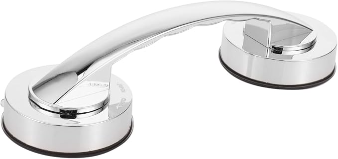 Amosfun Suction Grab Bar for Bathtubs and Showers Bathroom Bath Handrails Easy Install Suction Cup Door Handle 7.71 x 2.36 x 1.96 Inch