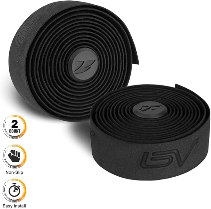 BV EVA Road Bike Handlebar Tapes, Bicycle Bar Tape, Cycling Handle Wraps – 2 Rolls