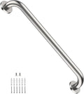 24 Inch Bathroom Grab Bar, ZUEXT Brushed Nickel Safety Handrail for Shower Toilet Bathtub, Wall-Mounted Stainless Steel Handicap Grab Rail for Seniors Disabled Bath Safety Support (1.25" Diameter)