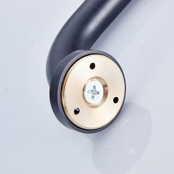 ELLO&ALLO Oil Rubbed Bronze Bathroom Shower Grab Bar, Home Care Bath Handrail (12 Inch)