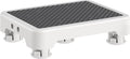 Ronlap One Step Stools for Adults, Portable Safety Step Platform for Seniors Small Plastic Bedside Step Stool Mobility Wide Step Stools Elderly Assistance for Shower Bed Car Stair Outdoor, White-Black