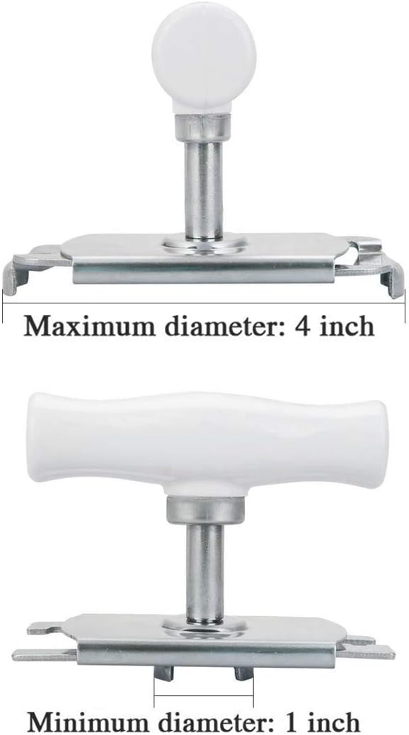 Jar Opener Multifunction Adjustable for 1-4 inches Bottle Can, Stainless Steel Lids Off Jar Opener. Fit Seniors, Arthritis, Women, Chilren, Weak Hands