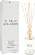 Sweet Water Decor Stress Relief Reed Diffuser Set - Eucalyptus, Spearmint, Citrus, Sage Scented Diffusers - Scent Diffusers for Home, Long Lasting Fragrance, Made in the USA