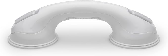 Safe-er-Grip Safe-er-Grip Changing Lifestyles Suction Cup Grab Bars for Bathtubs & Showers; Safety Bathroom Assist Handle, White, 12 inches
