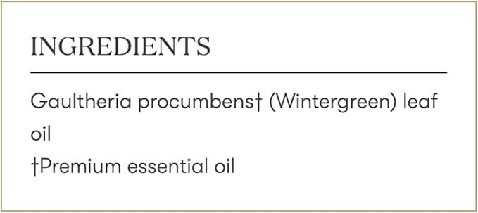Young Living Wintergreen Premium Essential Oil | 15ml | Refreshing & Uplifting Aroma for Diffuser or Topical Use | Ideal for Massage & Home Aromatherapy | Premium Quality Oils