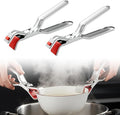 2 PCS Hot Plate Grippers, 2026 Upgraded Multi Purpose Hot Plate Gripper, Anti-Scald Bowl Dish Grippers for Kitchen