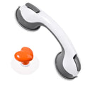2 PCS Grab Bars Set for Bathtubs and Showers 11.6" Suction Grab Bars with Ruler Knob, Anti-Slip Safety Tool for Sewing White Shower Handle for Seniors Bathroom Grip, No Drilling Removable