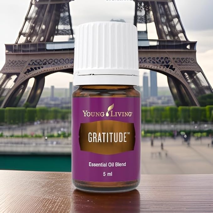 Young Living Gratitude Essential Oil Blend 5ml | Refreshing & Soothing Aroma | Ideal for Aromatherapy, Relaxation, Meditation, & Personal Care | Vegan, Gluten-Free, & Kosher Certified