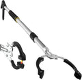 Grabber Reacher Tool Extra Long, 55" Trash Picker Upper Grabber Heavy Duty Stainless Steel Thickened Non-Slip 6 inch Wide Jaws Claw Reaching Tool Foldable Pick up Stick Grabber. (55inch)